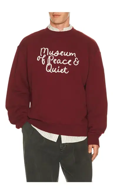 Museum of Peace and Quiet Scribble Crewneck | Thumbnail 6