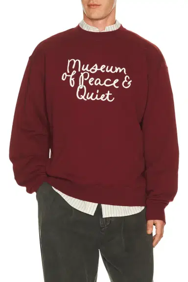 Museum of Peace and Quiet Scribble Crewneck | Thumbnail 1