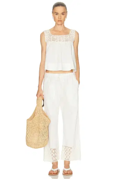 Calle Del Mar Heirloom Poplin Pant | Thumbnail 5 Calle Del Mar Heirloom Poplin Pant | Thumbnail 5