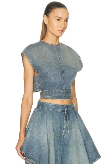Alaïa Belted Top | Thumbnail 2 Alaïa Belted Top | Thumbnail 2