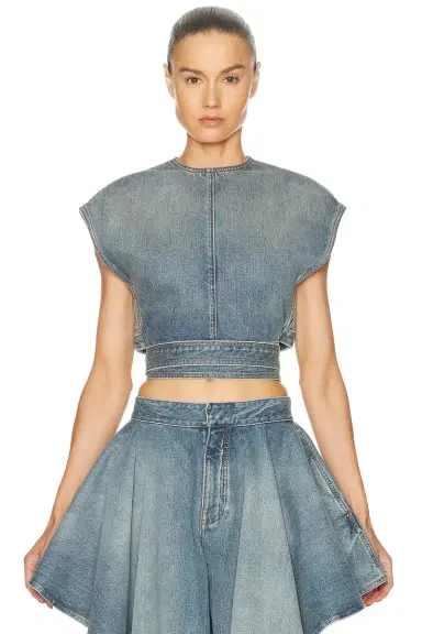 Alaïa Belted Top | Thumbnail 1 Alaïa Belted Top | Thumbnail 1