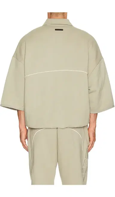 Fear of God Essentials Active Trace 3/4 Sleeve Modern Polo Sweatshirt | Thumbnail 7