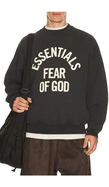 Fear of God Essentials Campus 90's Crewneck Sweatshirt | Thumbnail 5