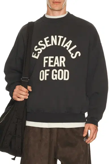Fear of God Essentials Campus 90's Crewneck Sweatshirt | Thumbnail 1