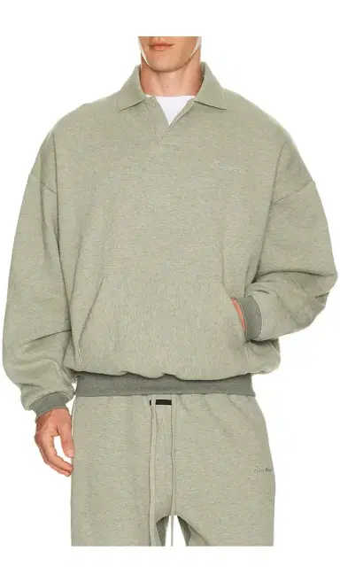 Fear of God Essentials Signature 90's Polo Sweatshirt | Thumbnail 6