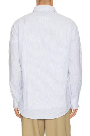Polo Ralph Lauren Long Sleeve Stretch Linen Sport Shirt Stripe | Thumbnail 2