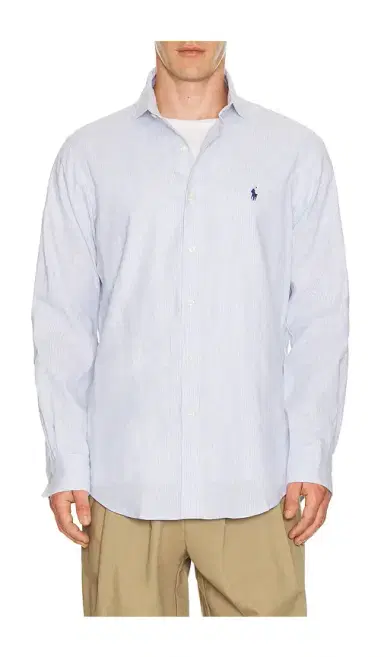 Polo Ralph Lauren Long Sleeve Stretch Linen Sport Shirt Stripe | Thumbnail 6