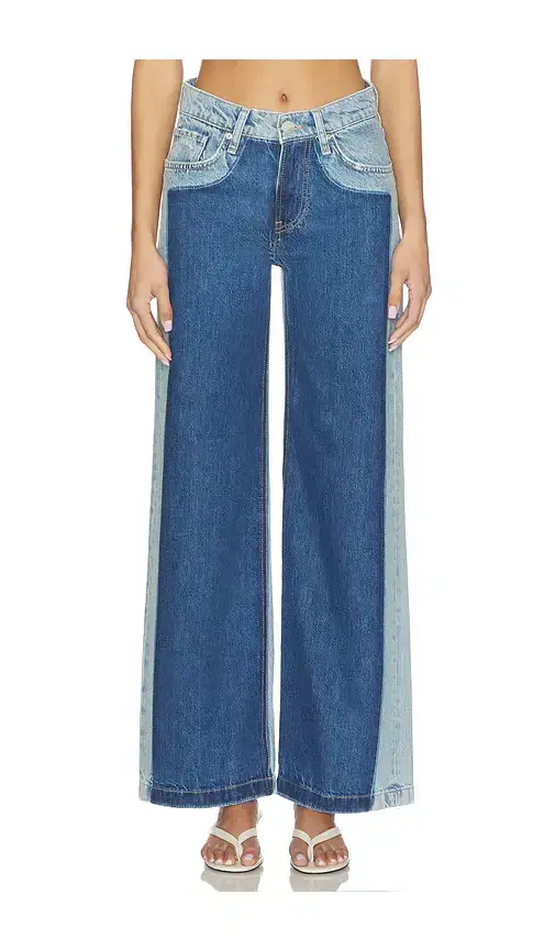 Rylee Low Rise Loose With Patch Jeans