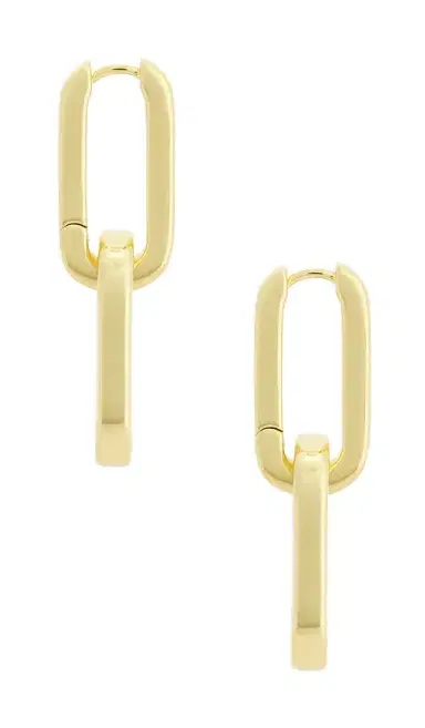 ANNI LU Golden Link Earring | Thumbnail 2
