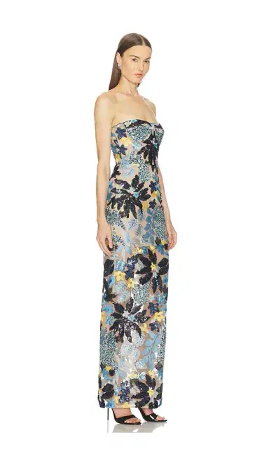 Bronx and Banco Dahlia Strapless Maxi Dress | Thumbnail 2