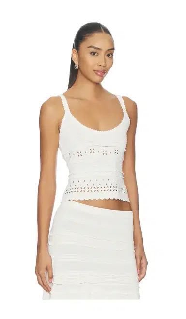 Ulla Johnson Esme Eyelet Knit Camisole | Thumbnail 2 Ulla Johnson Esme Eyelet Knit Camisole | Thumbnail 2