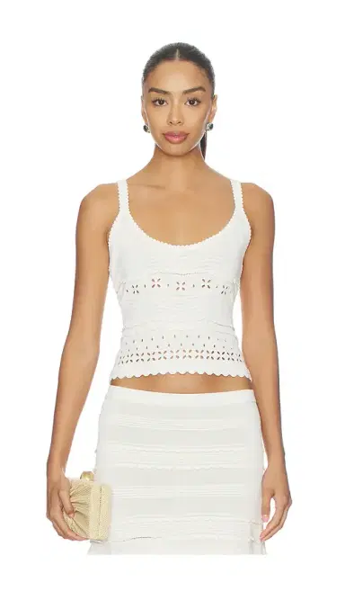 Ulla Johnson Esme Eyelet Knit Camisole | Thumbnail 1 Ulla Johnson Esme Eyelet Knit Camisole | Thumbnail 1