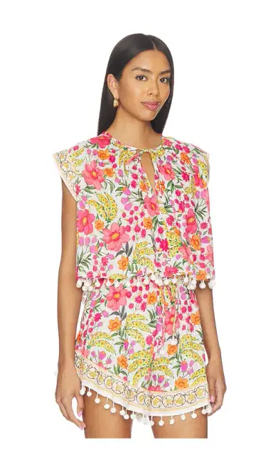 FARM Rio Banana Flowers Blouse | Thumbnail 2