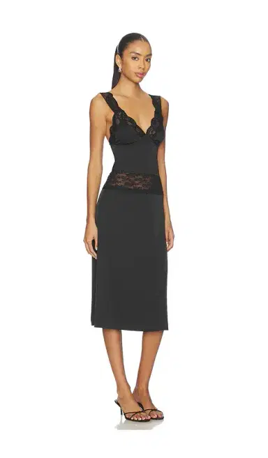 MORE TO COME Georgianna Lace Midi Dress | Thumbnail 2