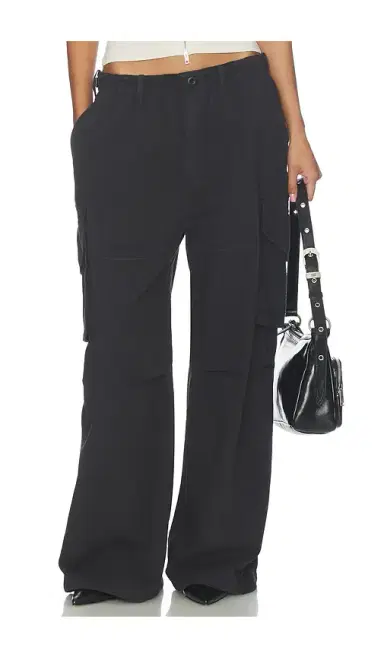 Alexander Wang Mid Rise Cargo Pant With Internal Logo | Thumbnail 1 Alexander Wang Mid Rise Cargo Pant With Internal Logo | Thumbnail 1