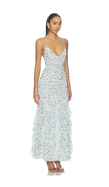 For Love & Lemons Elea Beaded Maxi Dress | Thumbnail 2