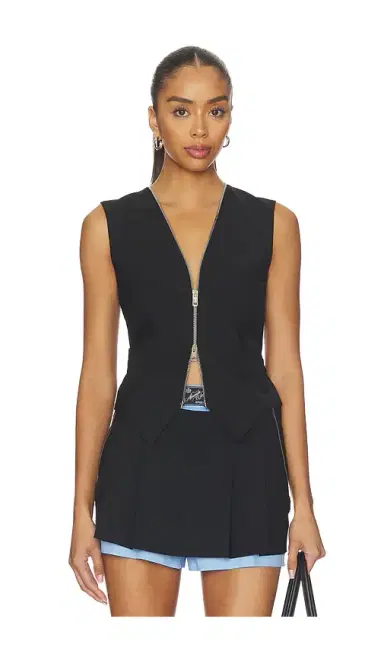 Alexander Wang Tailored Vest With Zipper | Thumbnail 1