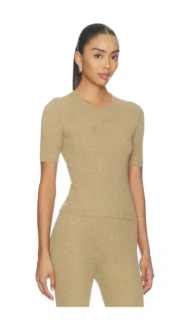 Fear of God Essentials Signature Rib Knit Fitted Short Sleeve Tee | Thumbnail 2
