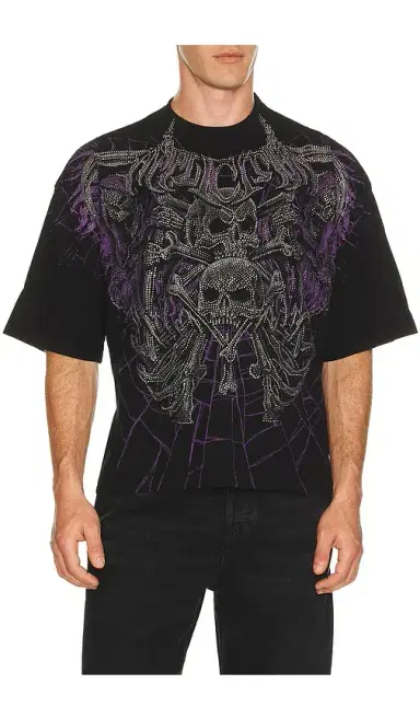 Affliction Darkness Falls Short Sleeve Tee | Thumbnail 1 Affliction Darkness Falls Short Sleeve Tee | Thumbnail 1