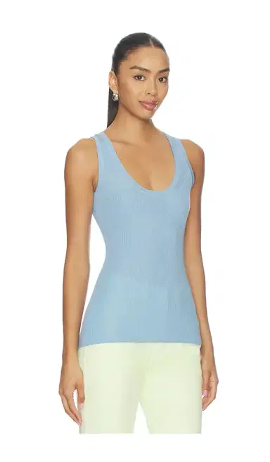 RENGGLI Scoop Neck Rib Tank | Thumbnail 2