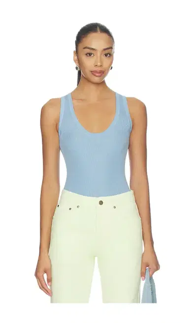 RENGGLI Scoop Neck Rib Tank | Thumbnail 1
