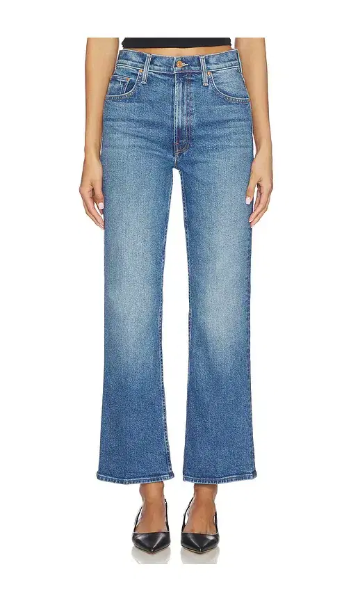 Lil Petite High Waisted Bookie Sneak Jeans