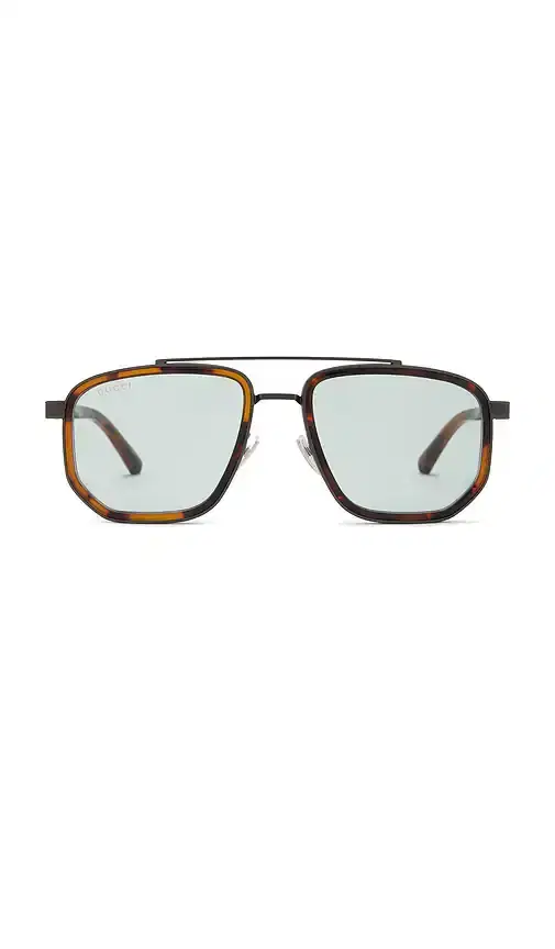 Noble Tip Rectangular Sunglasses