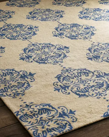 Safavieh Blue Medallions Rug | Thumbnail 2