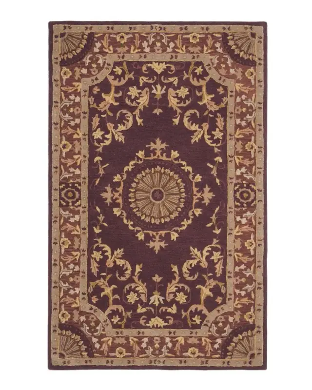 Safavieh Burgundy Oaks Hand Tufted Rug