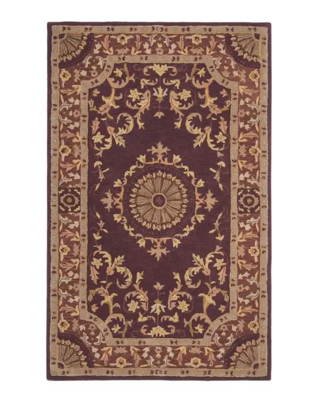 Safavieh Burgundy Oaks Hand Tufted Rug