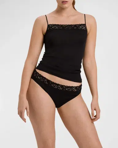 Hanro Moments Lace-Trimmed Camisole | Thumbnail 2 Hanro Moments Lace-Trimmed Camisole | Thumbnail 2