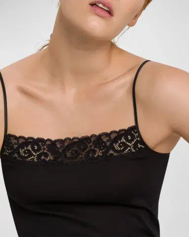 Hanro Moments Lace-Trimmed Camisole | Thumbnail 4 Hanro Moments Lace-Trimmed Camisole | Thumbnail 4