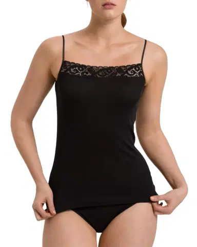 Hanro Moments Lace-Trimmed Camisole | Thumbnail 1 Hanro Moments Lace-Trimmed Camisole | Thumbnail 1