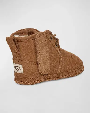 UGG Neumel Suede Boots with Logo Beanie, Baby | Thumbnail 3