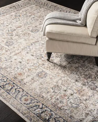 Lauren Ralph Lauren Warwick Ivory Power-Loomed Rug | Thumbnail 1