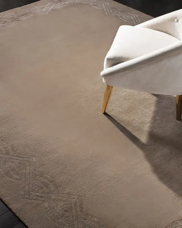 Ralph Lauren Home Dufrene Taupe Hand-Knotted Rug