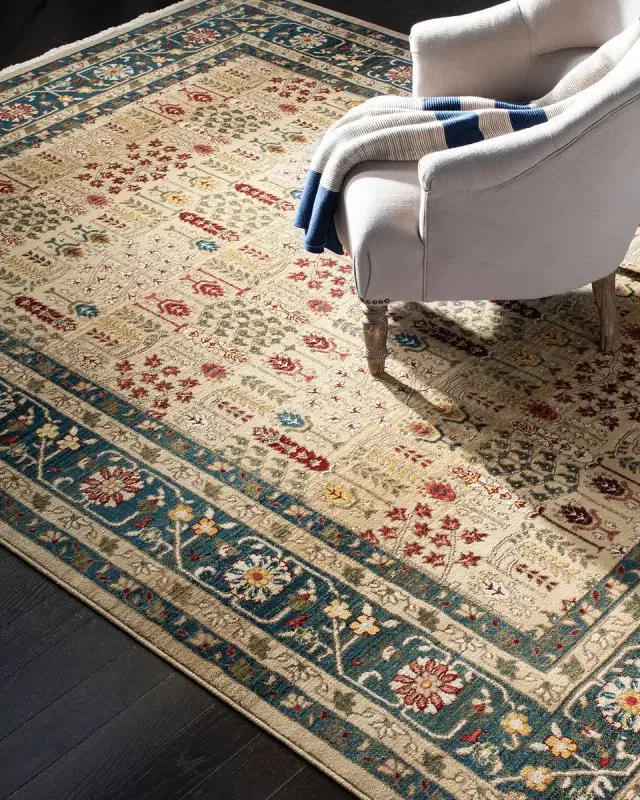Lauren Ralph Lauren Marqaux Navy Power-Loomed Rug, 8 ' x 10 '