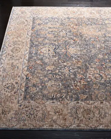 Lauren Ralph Lauren Celia Gray/ Power-Loomed Rug | Thumbnail 1