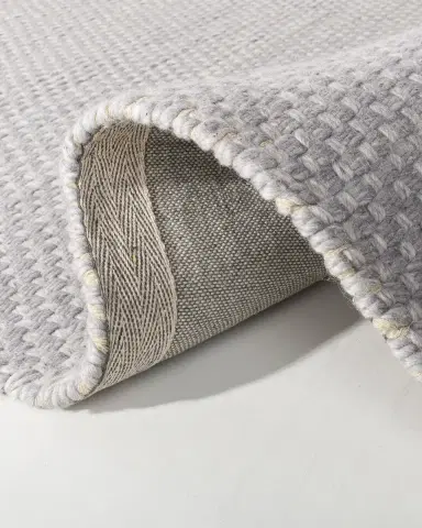 Lauren Ralph Lauren Amalie Pewter Hand-Woven Flat Weave Rug | Thumbnail 4