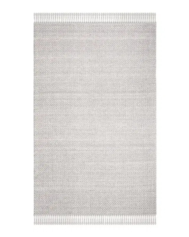 Lauren Ralph Lauren Amalie Pewter Hand-Woven Flat Weave Rug