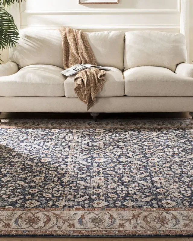 Lauren Ralph Lauren Carlingford Navy Power-Loomed Rug