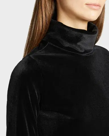 L'Agence Aja 3/4-Sleeve Turtleneck Top | Thumbnail 4