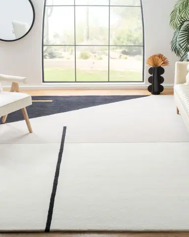 Safavieh Lineal Hand-Tufted Rug | Thumbnail 2 Safavieh Lineal Hand-Tufted Rug | Thumbnail 2