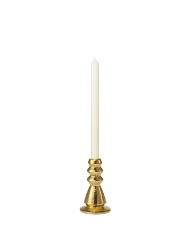 AERIN Allette 6.3" Large Candleholder, Gold