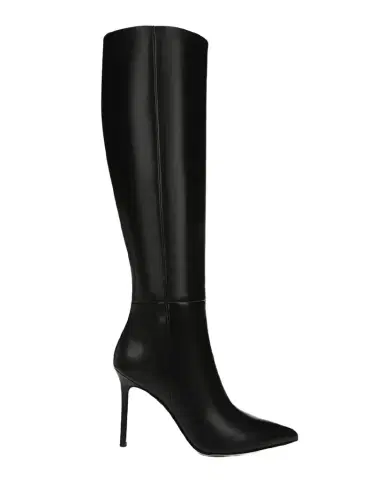 Veronica Beard 95mm Lisa Leather Stiletto Wide-Calf Knee Boots | Thumbnail 1 Veronica Beard 95mm Lisa Leather Stiletto Wide-Calf Knee Boots | Thumbnail 1