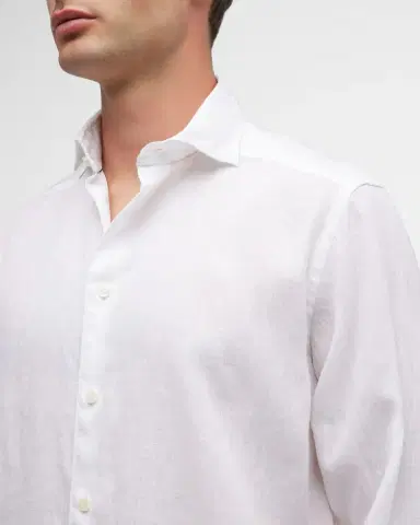Eton Men's Linen Sport Shirt | Thumbnail 5 Eton Men's Linen Sport Shirt | Thumbnail 5