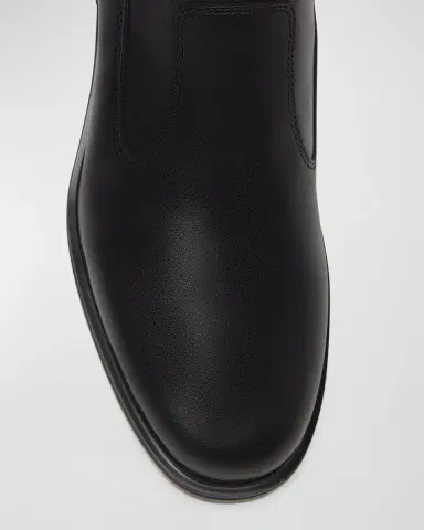 NeroGiardini Leather Buckle Riding Boots | Thumbnail 4