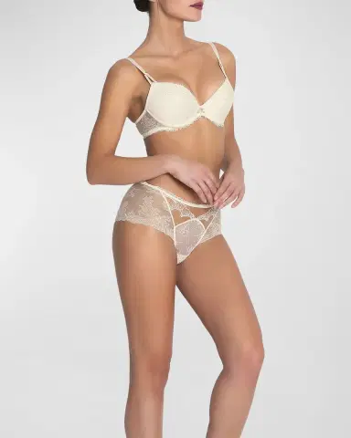 Lise Charmel Princesse Iris Scalloped Lace & Tulle Boyshorts | Thumbnail 2 Lise Charmel Princesse Iris Scalloped Lace & Tulle Boyshorts | Thumbnail 2