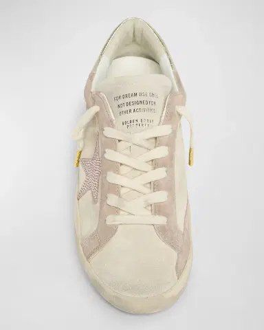 Golden Goose Super-Star Bicolor Suede Low-Top Sneakers | Thumbnail 4 Golden Goose Super-Star Bicolor Suede Low-Top Sneakers | Thumbnail 4