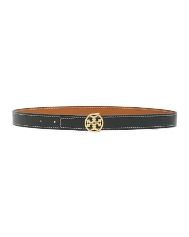 Tory Burch Miller Reversible Smooth Leather Belt | Thumbnail 1